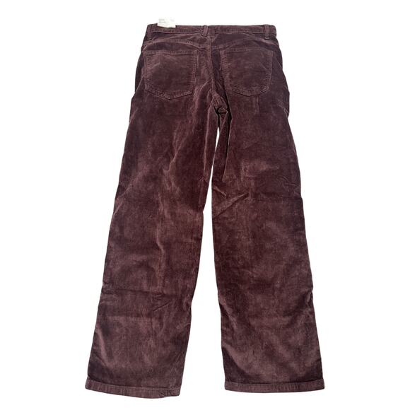 NWT We the Free Risk Taker High Rise Straight Corduroy Chocolate Truffle, 28 - Picture 8 of 8